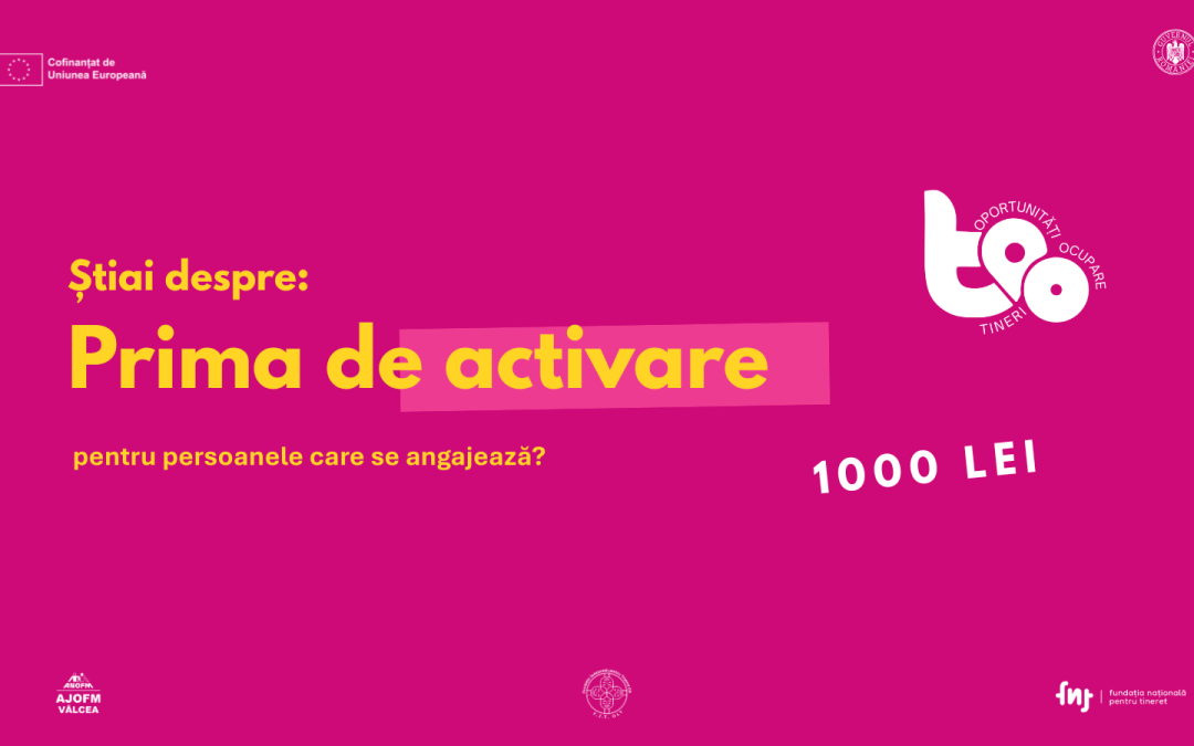Prima de activare: 1.000 lei dacă te angajezi