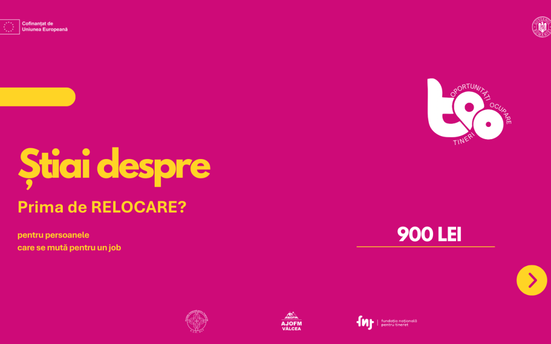 Prima de relocare: până la 900 lei/lună pentru chirie