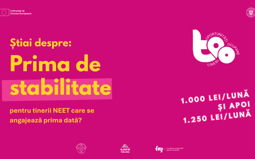 Prima de stabilitate: 1.000-1.250 lei la primul job