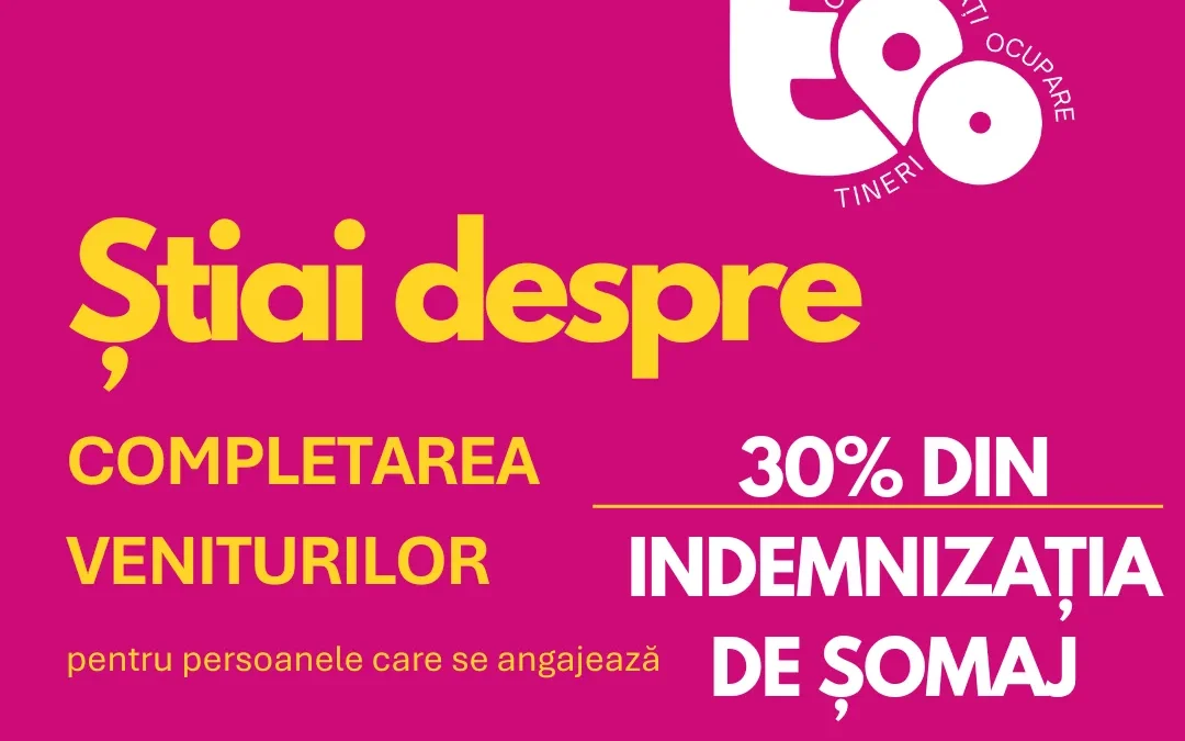 Completarea veniturilor, pentru persoanele care se angajează