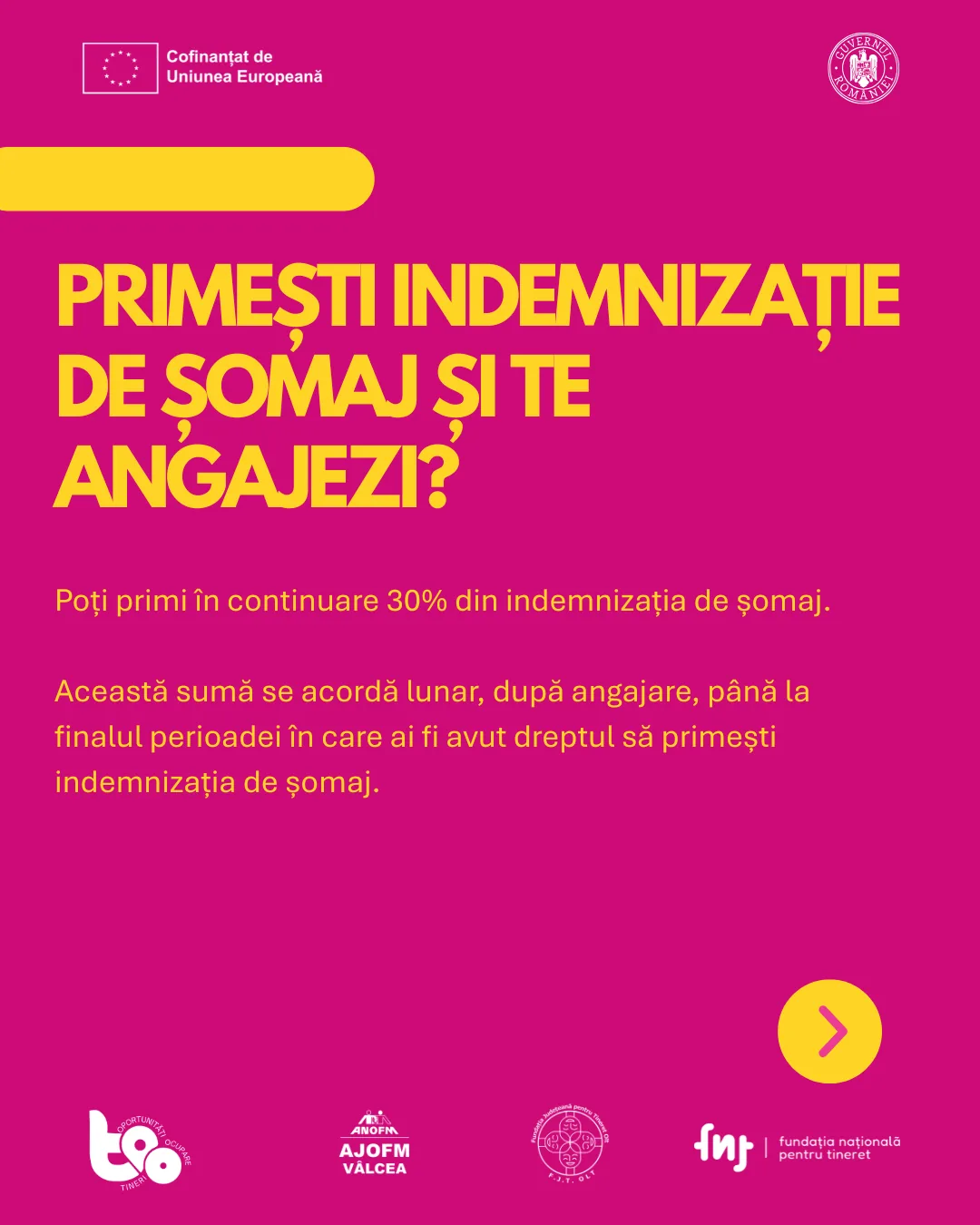 Primești indemnizație de șomaj și te angajezi? Poți primi în continuare 30% lunar