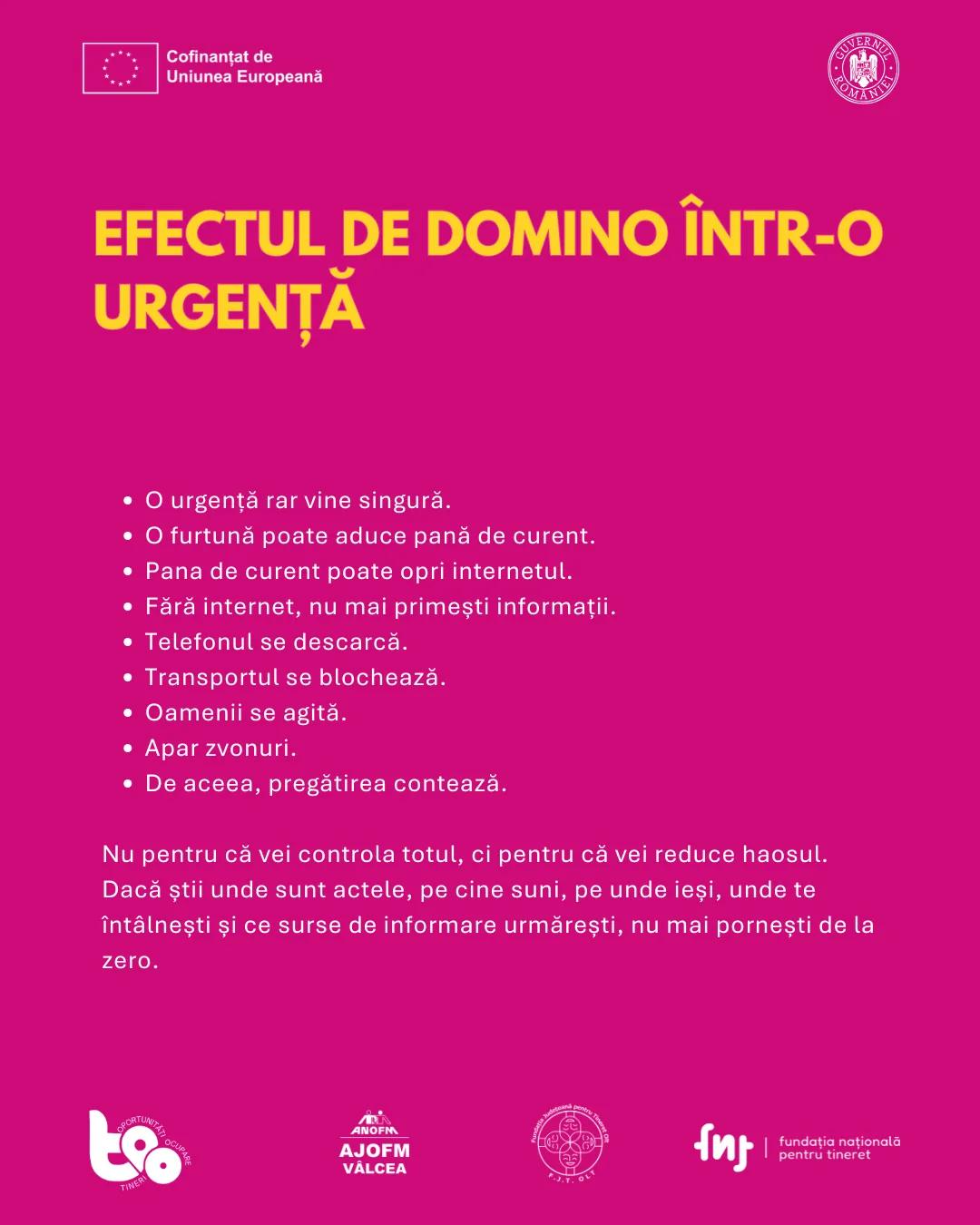 Efectul de domino într-o urgență: furtuna aduce pană de curent, fără internet nu mai primești informații