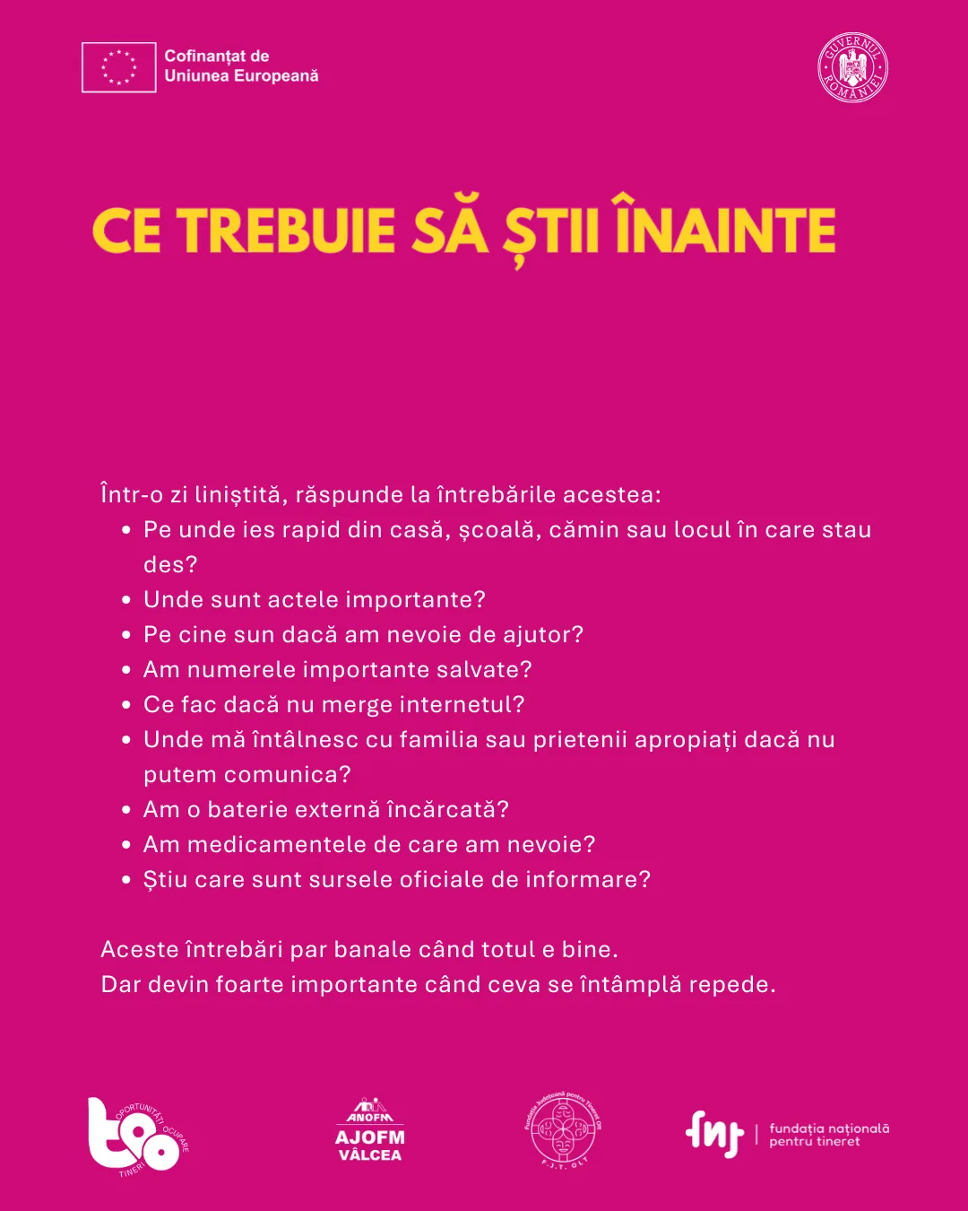 Ce trebuie să știi înainte: întrebări despre ieșiri, acte, numere de telefon și surse oficiale