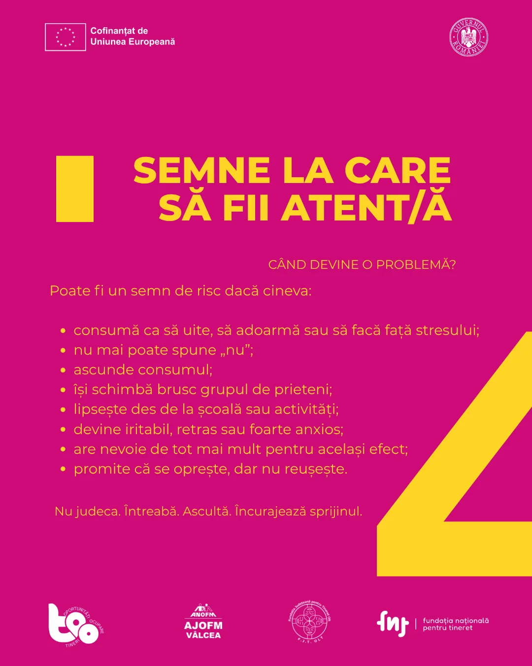 Adicții de substanțe la tineri: ce contează pentru tine