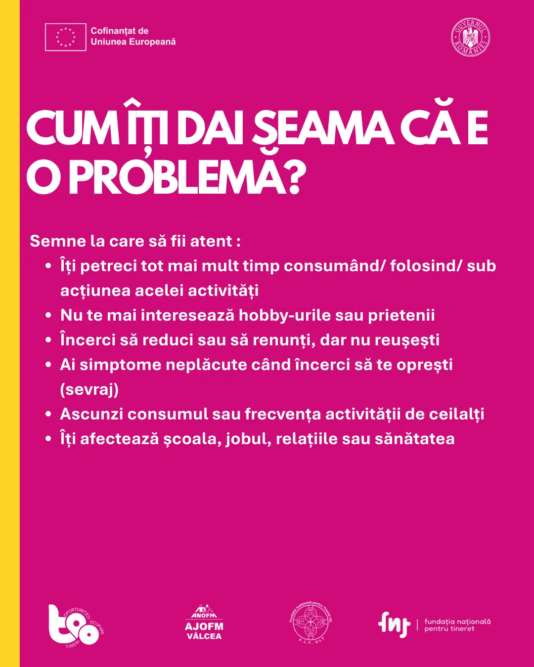 Semne că adicțiile au devenit o problemă: pierzi interesul, nu poți reduce, apare sevrajul