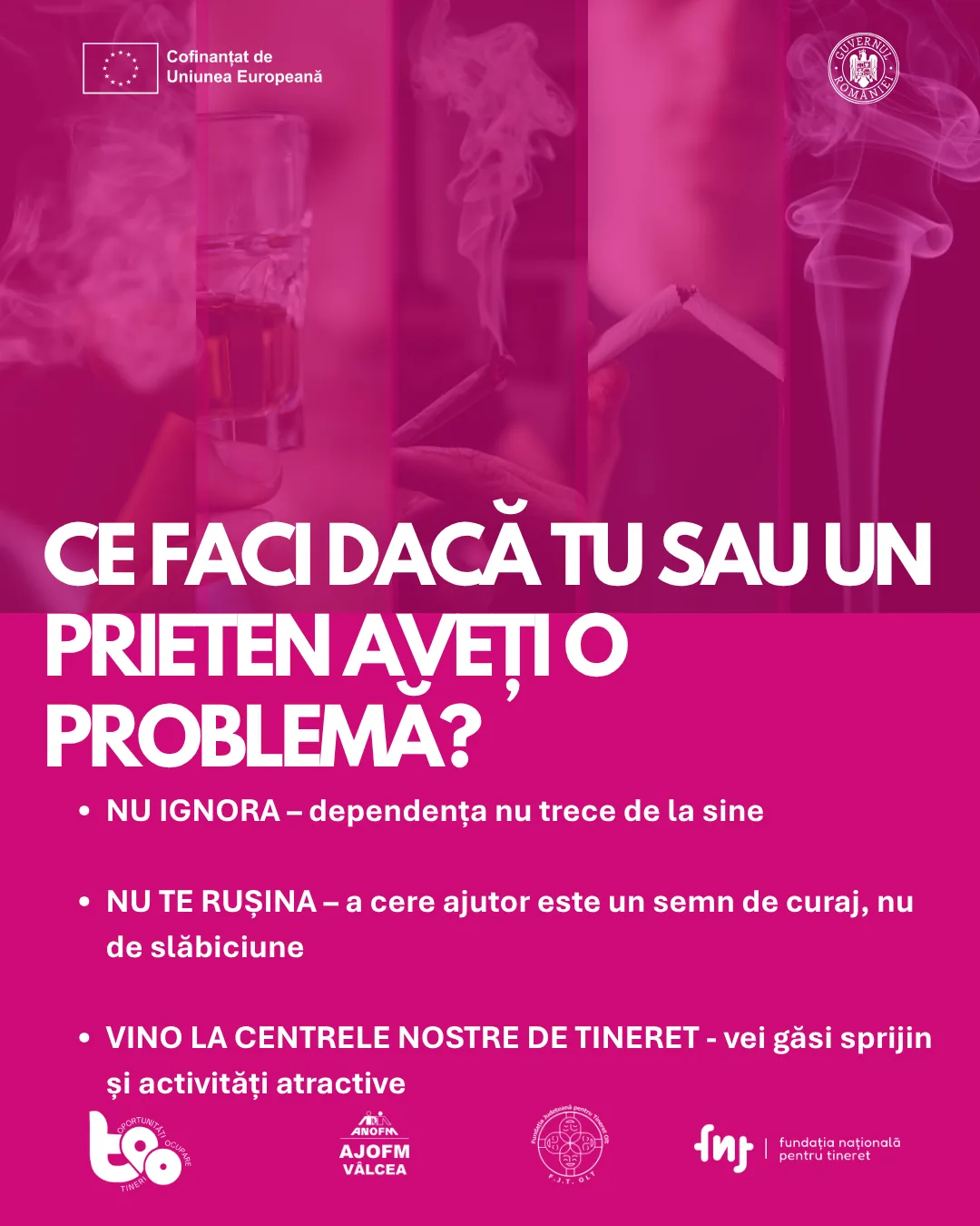Ce faci dacă tu sau un prieten aveți o problemă cu adicțiile: nu ignora, nu te rușina, cere ajutor