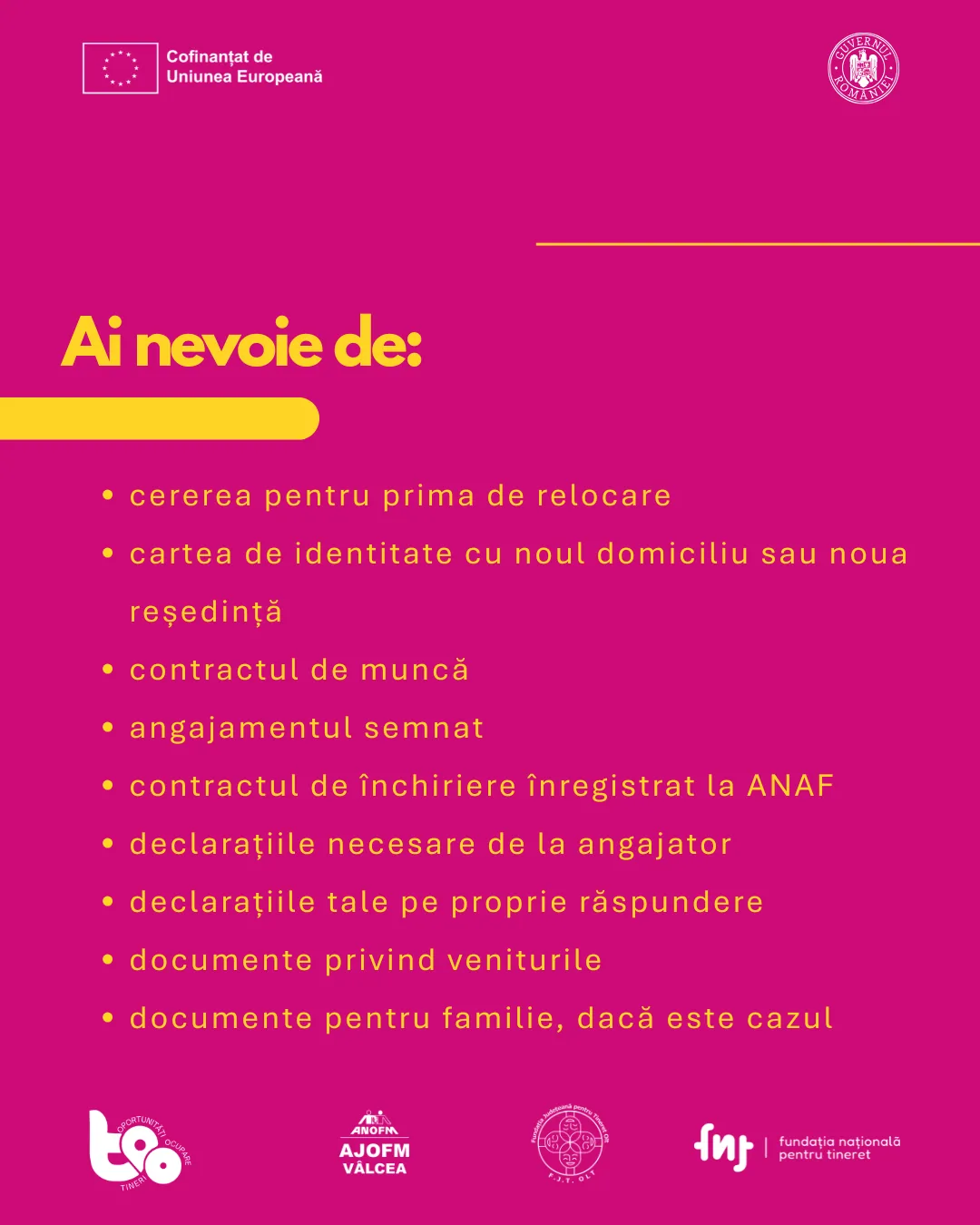 Prima de relocare: schimbarea domiciliului