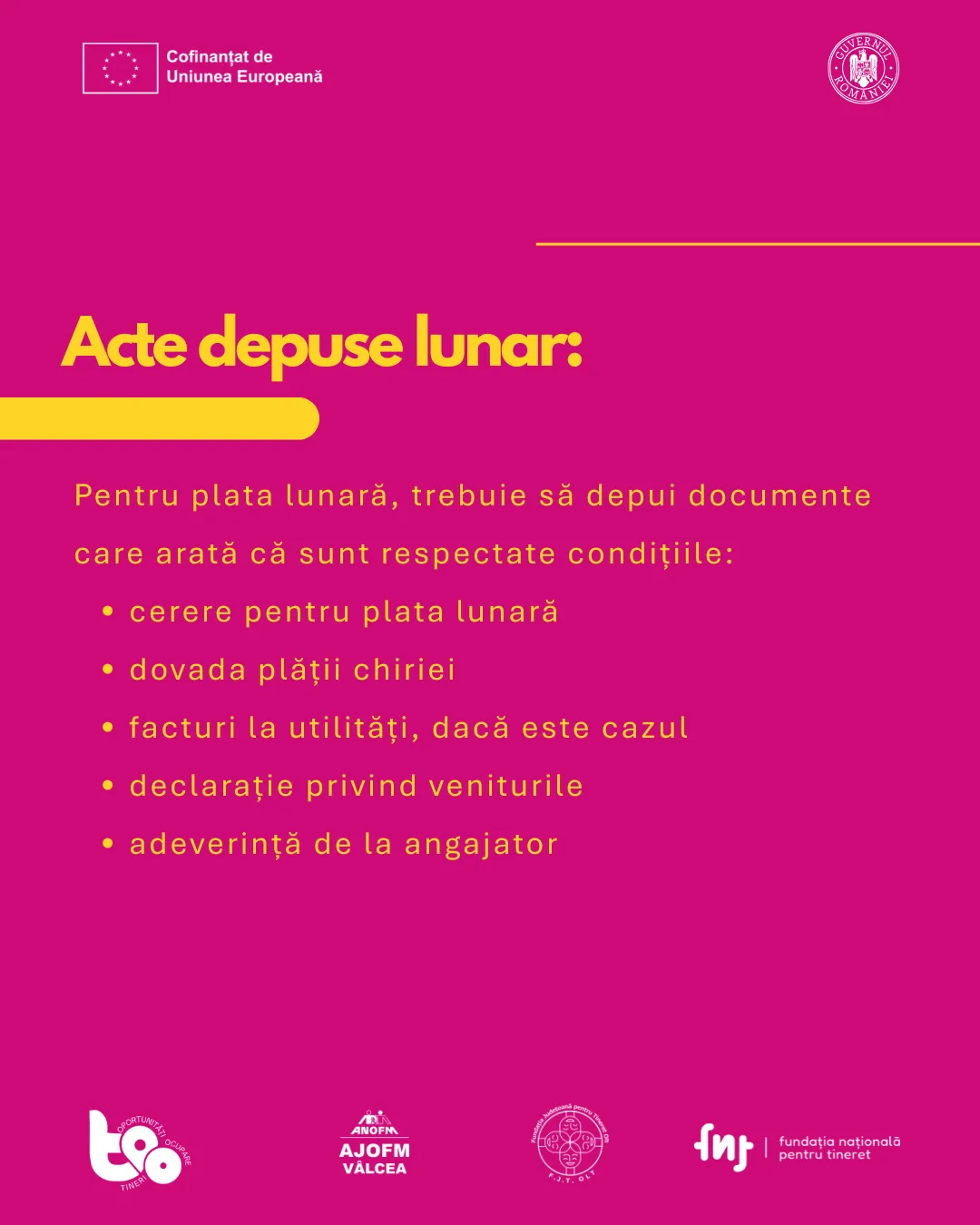 Prima de relocare: actele necesare